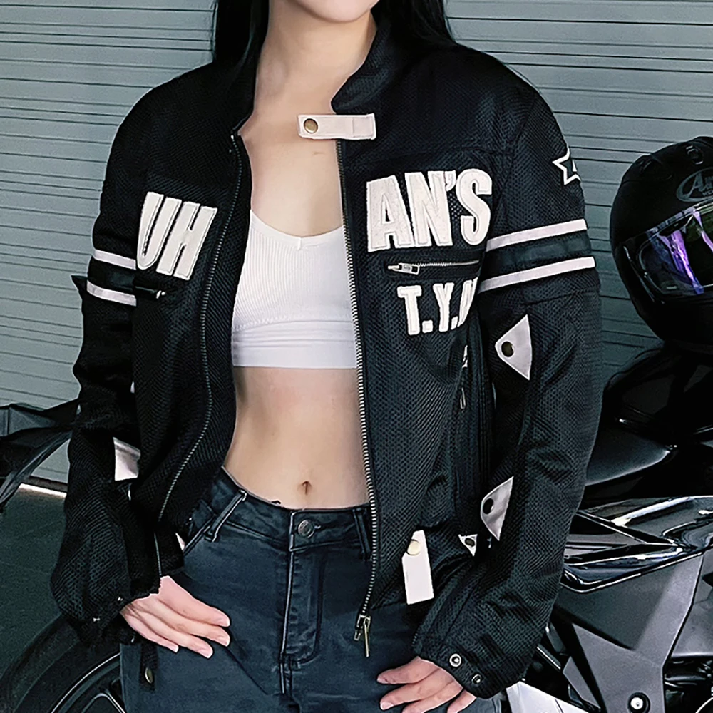 Chaqueta de Moto DUHAN Unisex – Verano, Transpirable y con Protección Vintage - Image 3